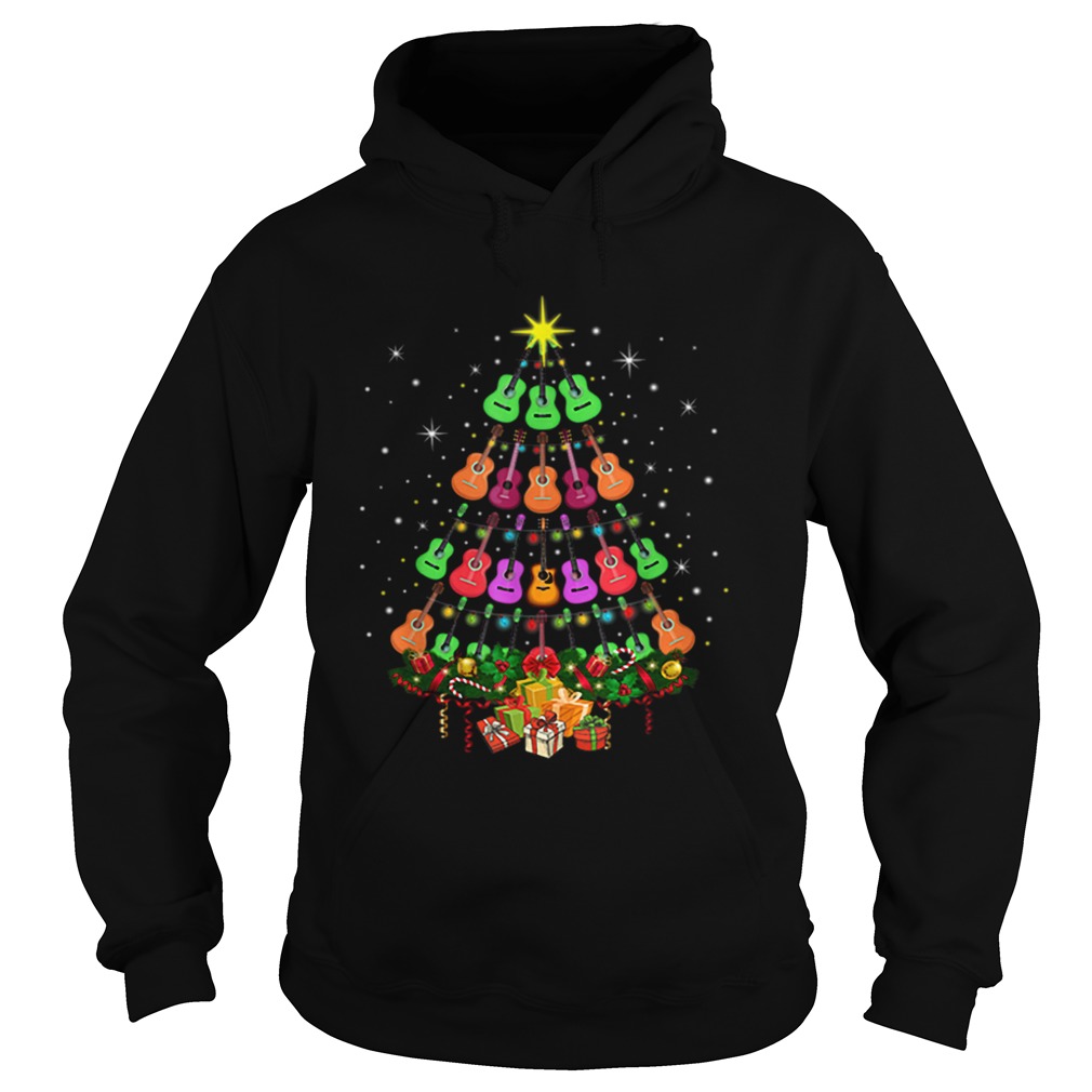 Ukulele Christmas Tree Merry Xmas Hoodie