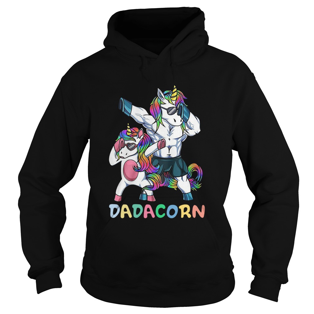 Unicorn Dabbing Dadacorn Hoodie