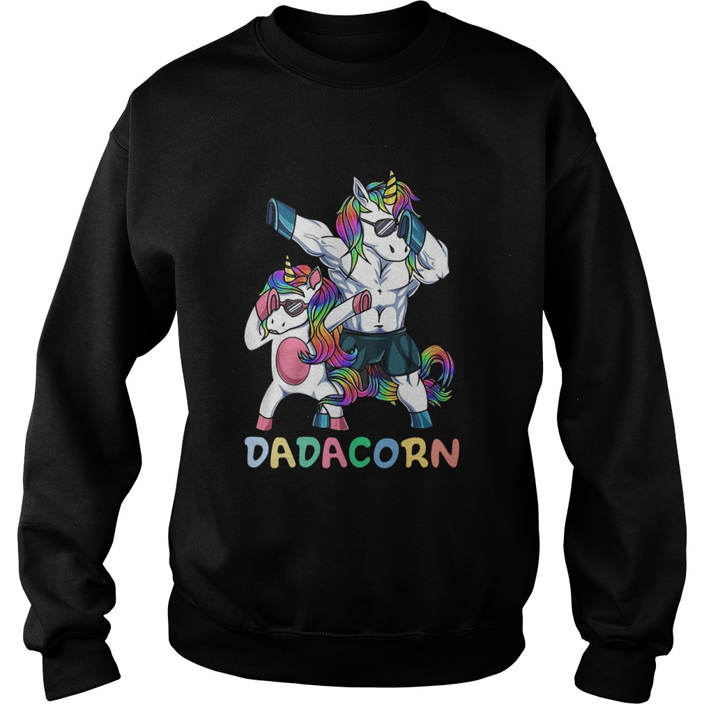 Unicorn Dabbing Dadacorn Sweatshirt