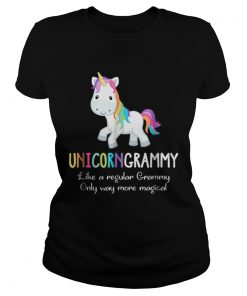 Unicorn Grammy Cute Magical Funny Christmas  Classic Ladies