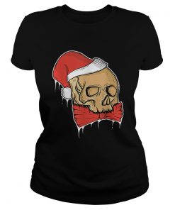 Vintage Skull Christmas Santa hat  Classic Ladies