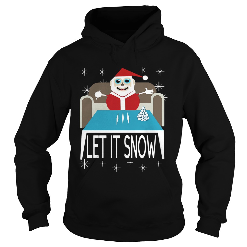 Walmart Cocaine Santa Let It Snow Hoodie