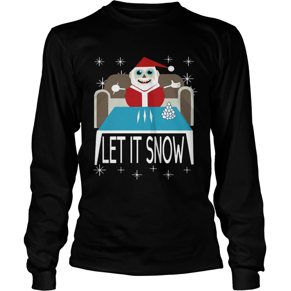 Walmart Cocaine Santa Let It Snow LongSleeve