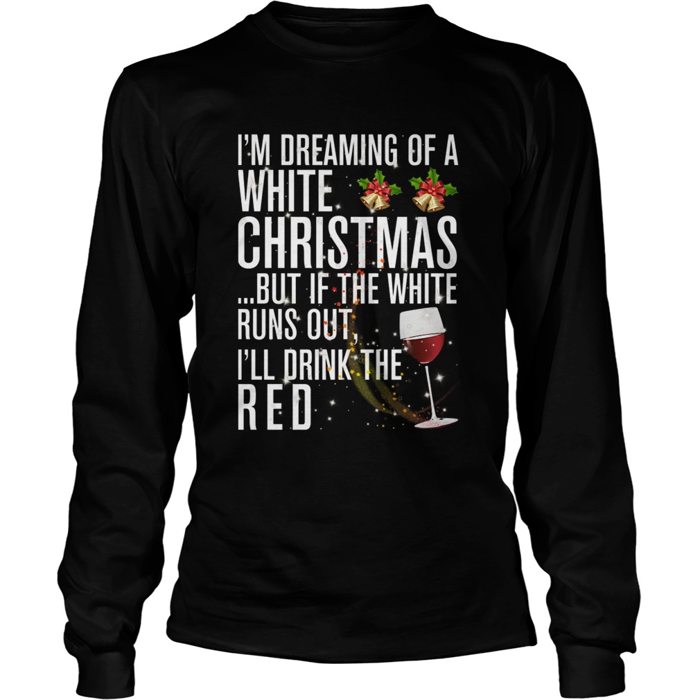 White Christmas Red Wine LongSleeve