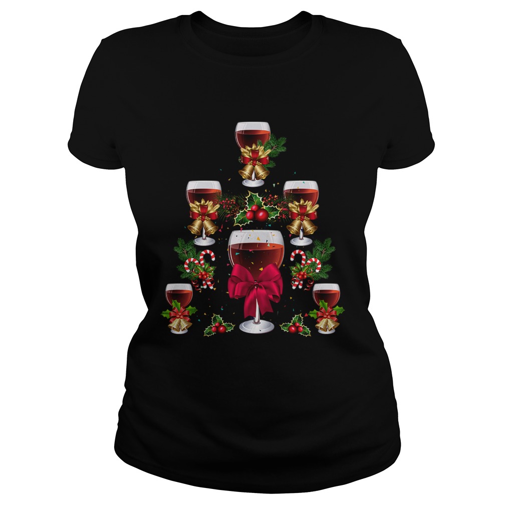 Wine Christmas Tree Classic Ladies