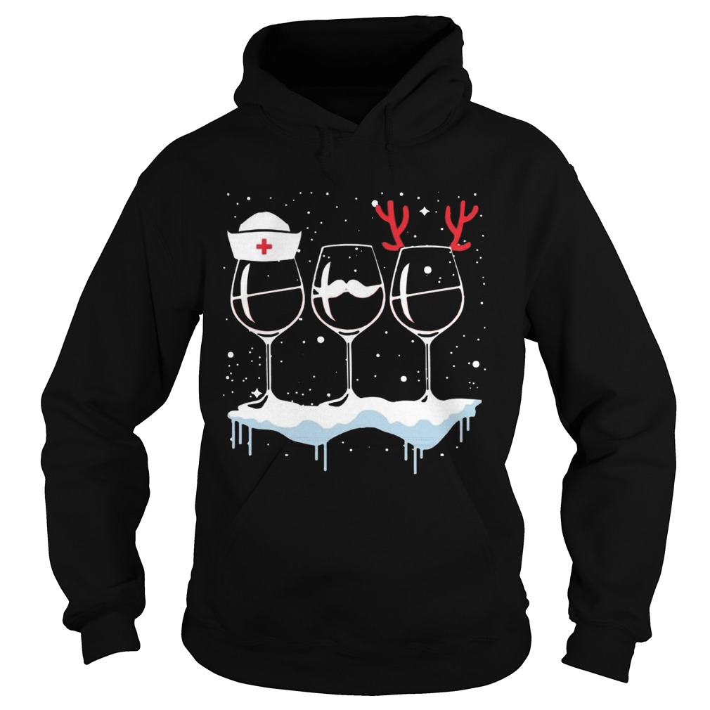 Wine Nurse Christmas Hoodie