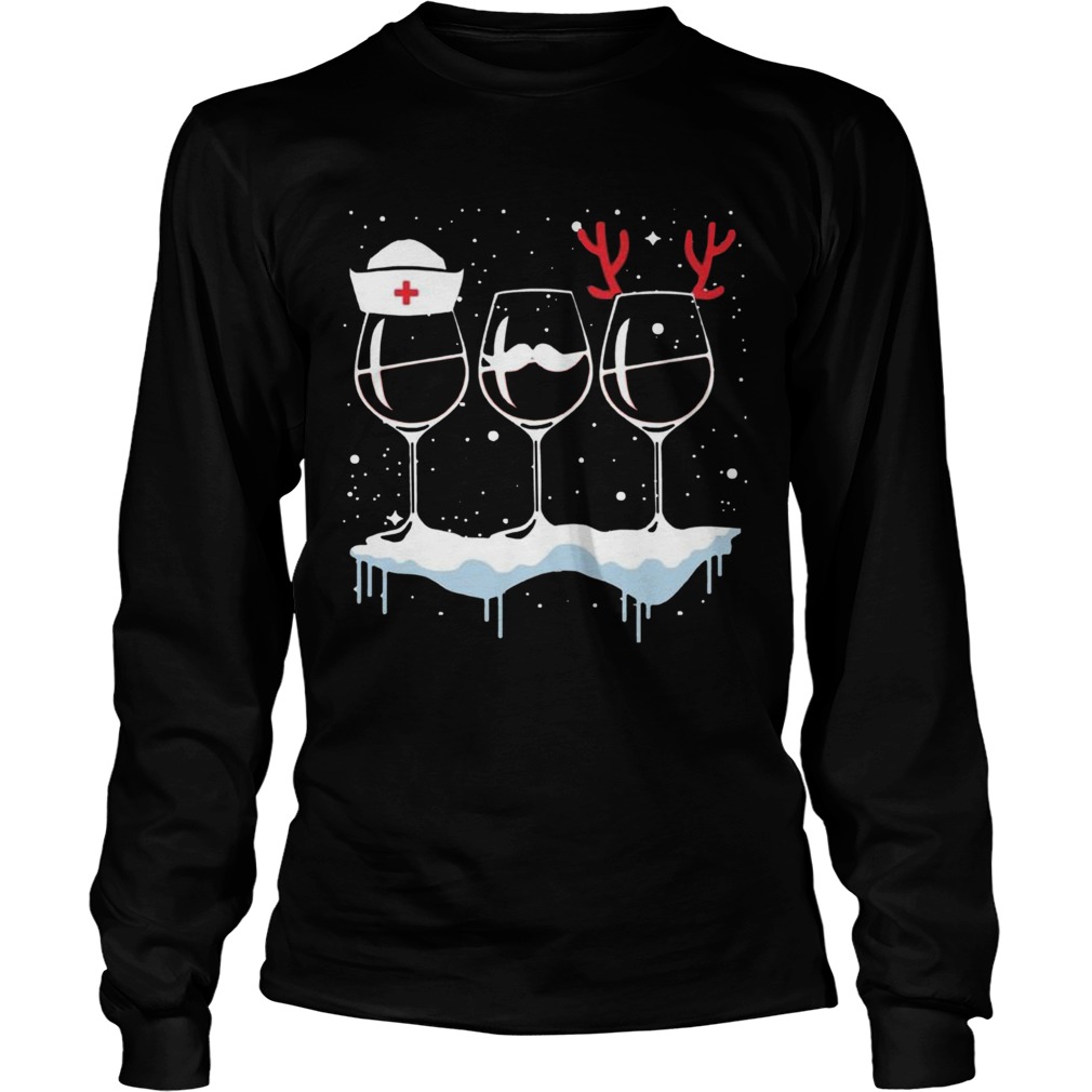 Wine Nurse Christmas LongSleeve