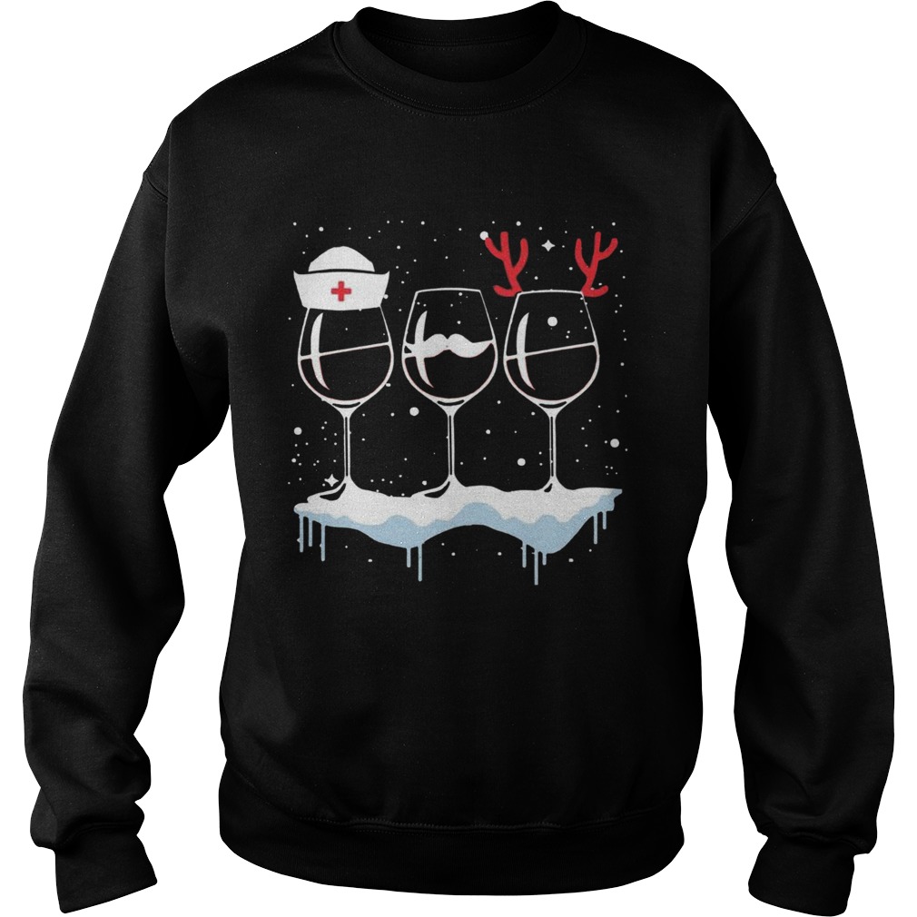 Wine Nurse Christmas Sweatshirt