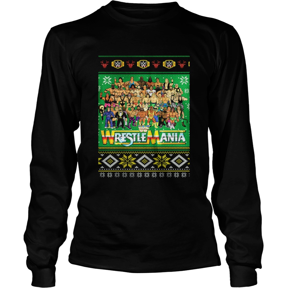 WrestleMania 3D Christmas LongSleeve