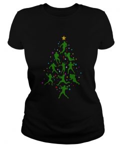 Xmas American Football Christmas Tree  Classic Ladies