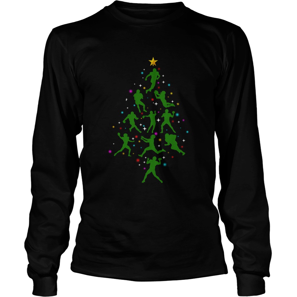 Xmas American Football Christmas Tree LongSleeve