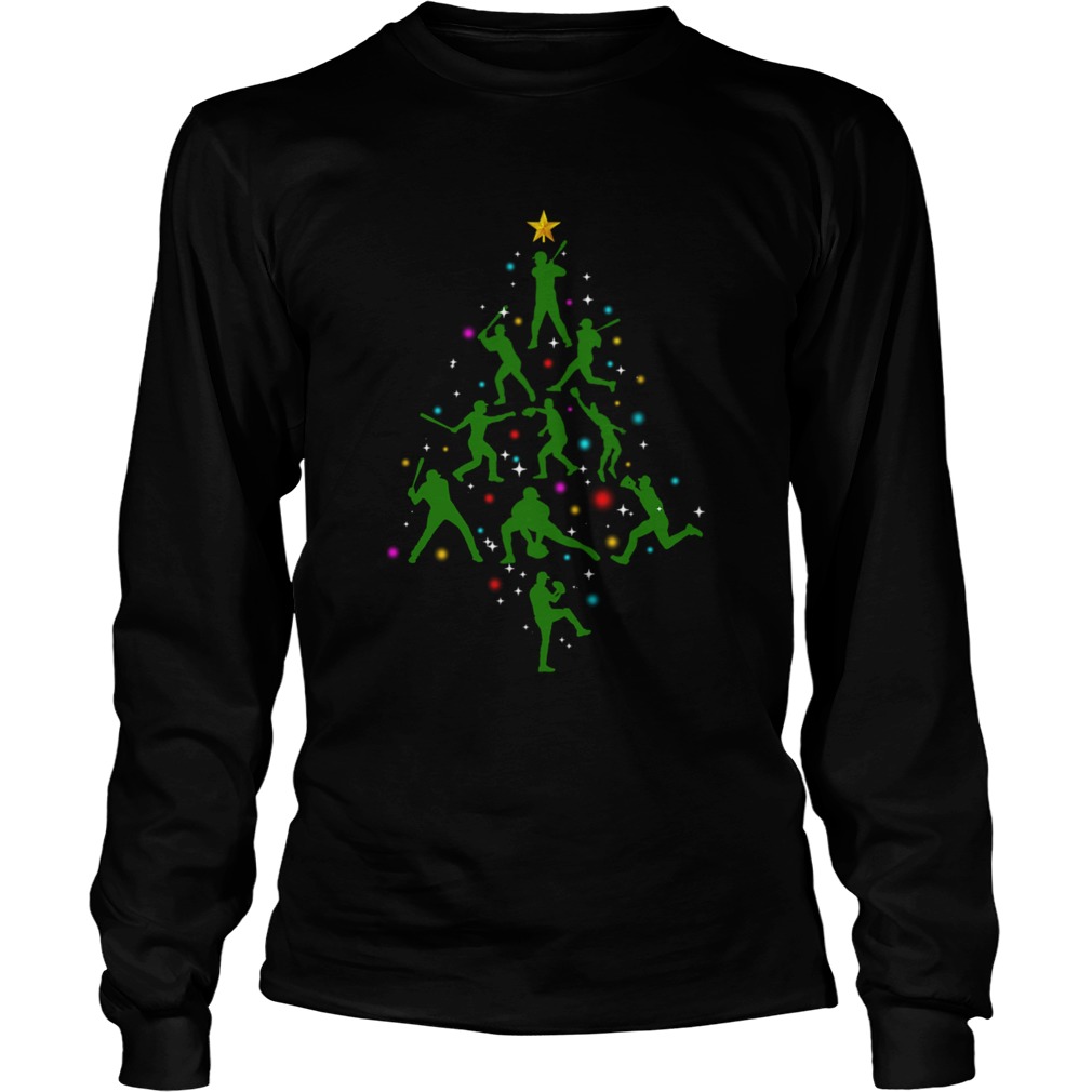 Xmas Baseball Christmas Tree LongSleeve