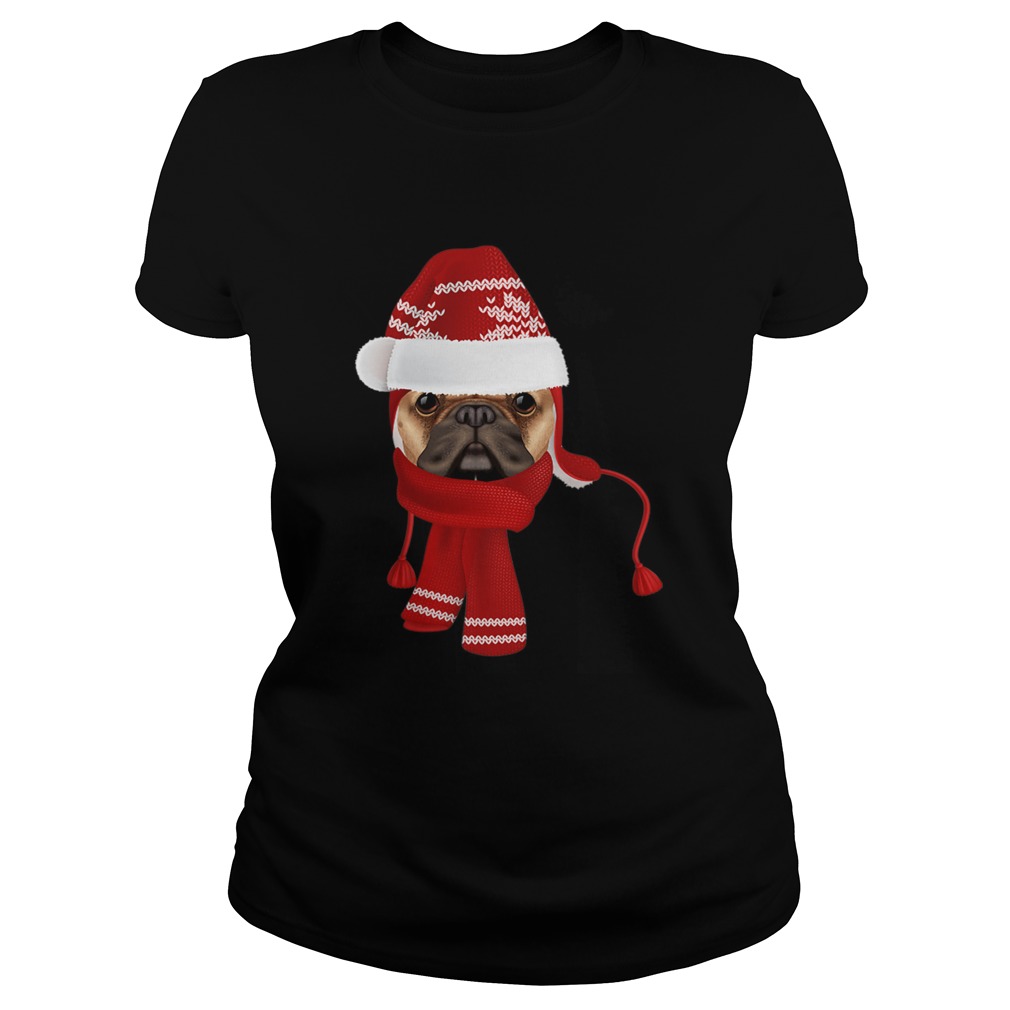 let it snow Pug Dog Classic Ladies