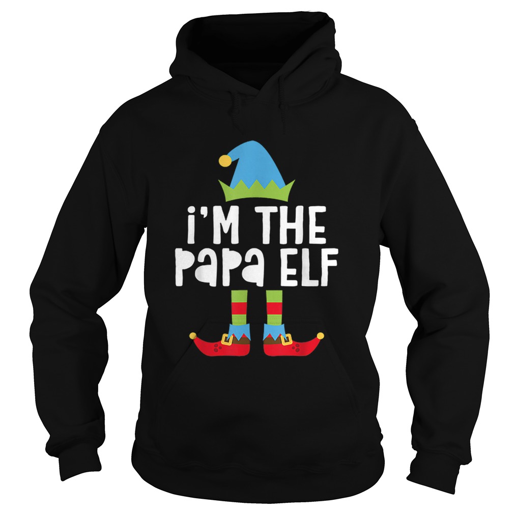 m The Papa Elf Matching Christmas Costume Hoodie