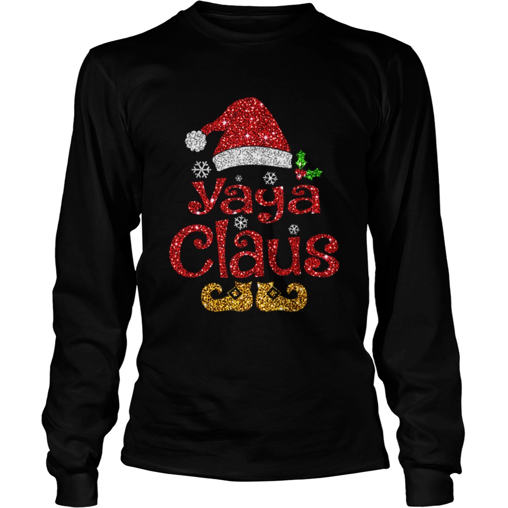 santa Yaya claus Christmas family gifts LongSleeve