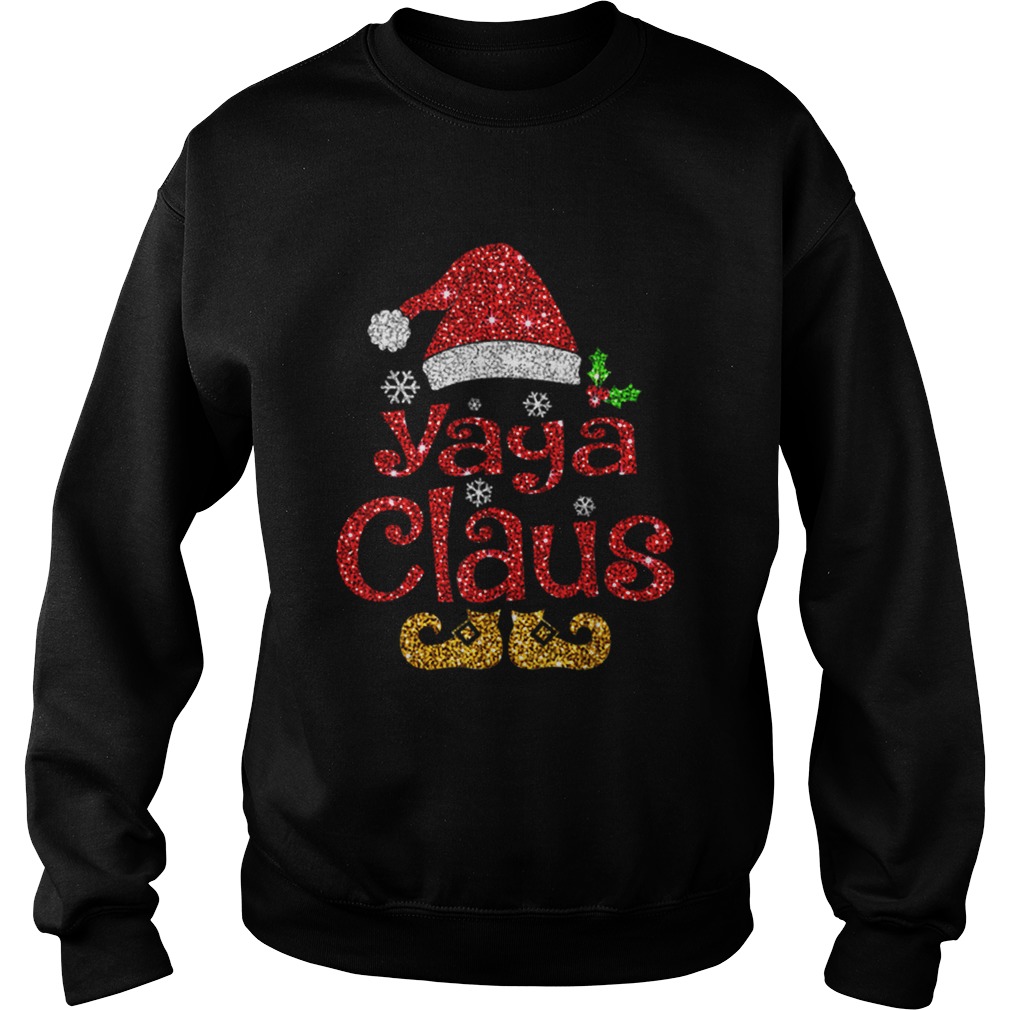 santa Yaya claus Christmas family gifts Sweatshirt