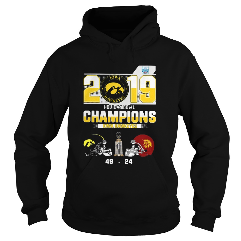 2019 Holiday Bowl Champions Iowa Hawkeyes Hoodie