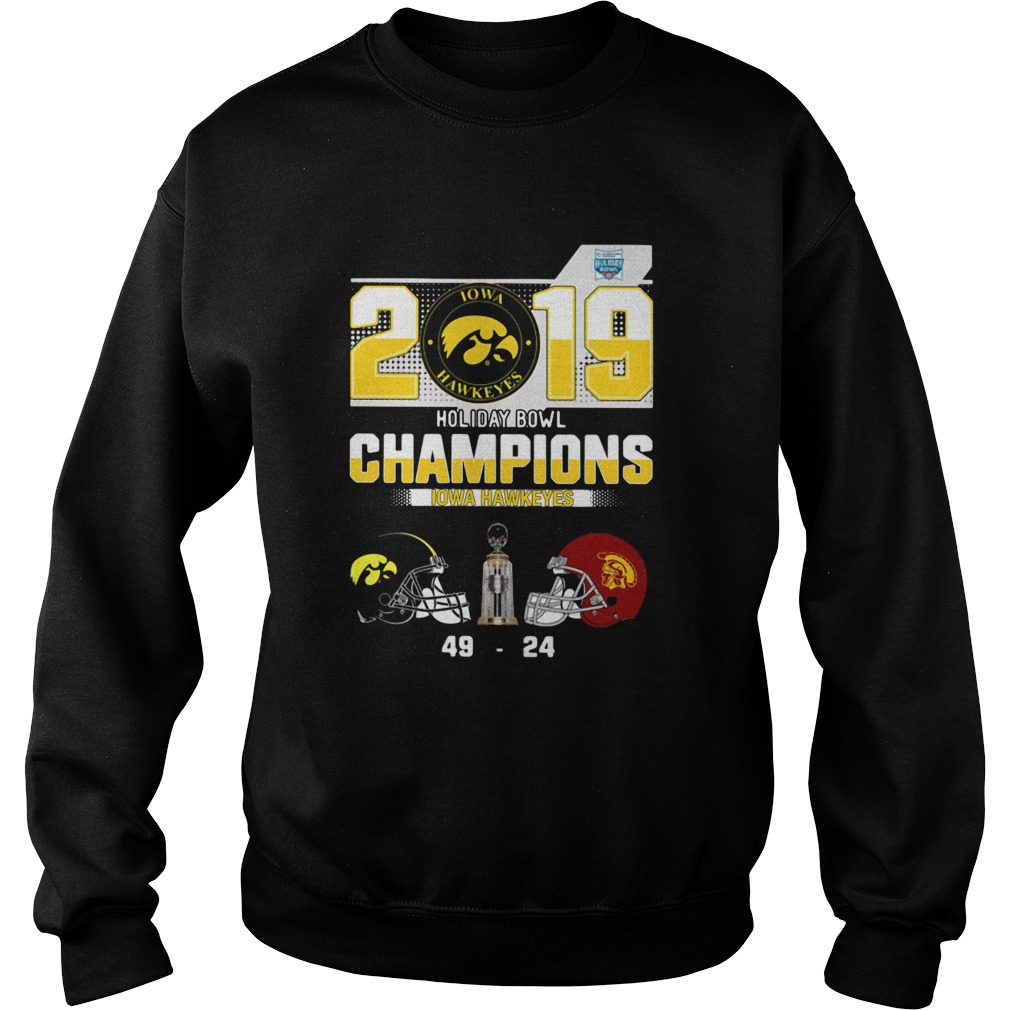 2019 Holiday Bowl Champions Iowa Hawkeyes Sweatshirt