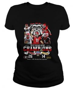 2019 Sugar Bowl Champions Georgia Bulldogs Baylor Bears  Classic Ladies