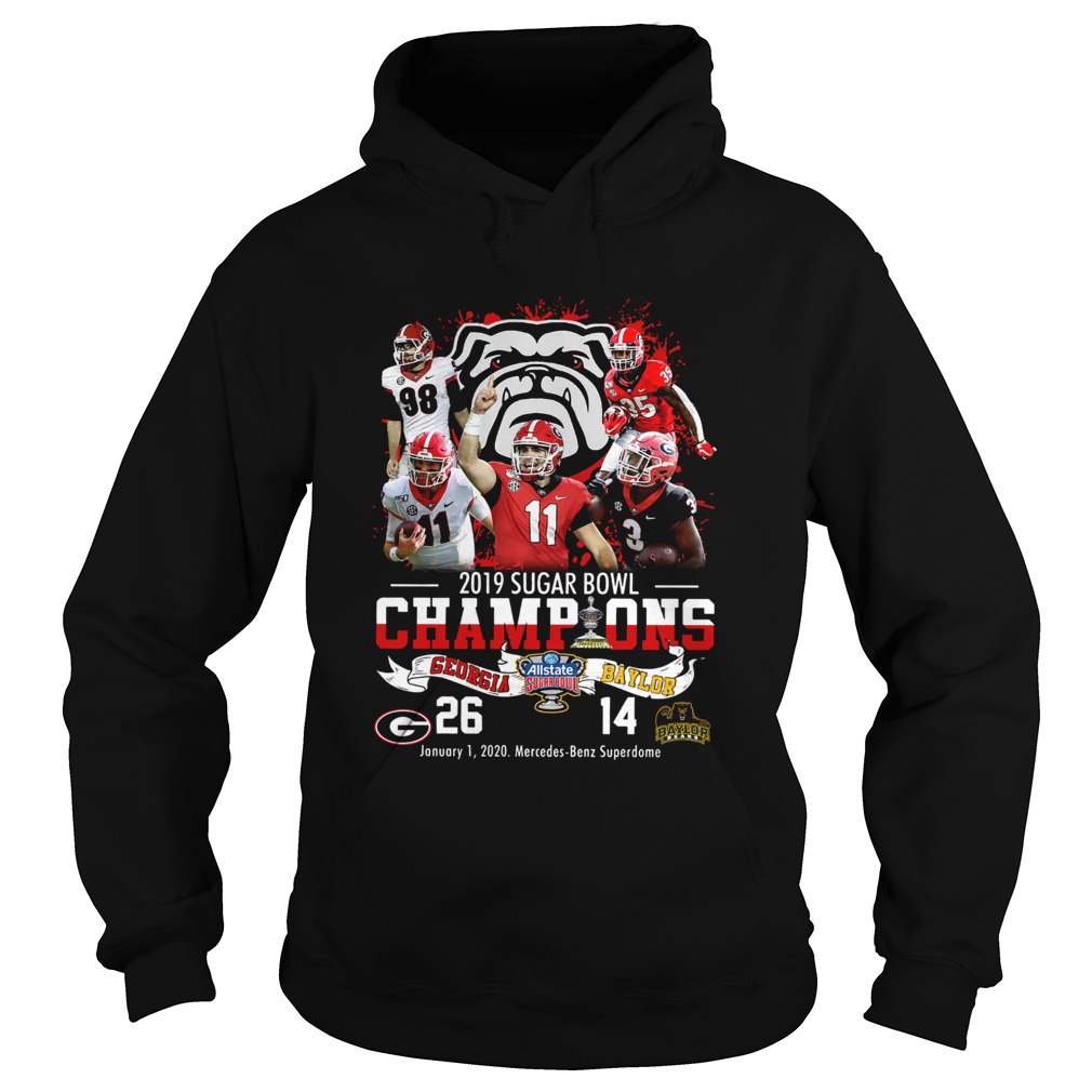 2019 Sugar Bowl Champions Georgia Bulldogs Baylor Bears Hoodie