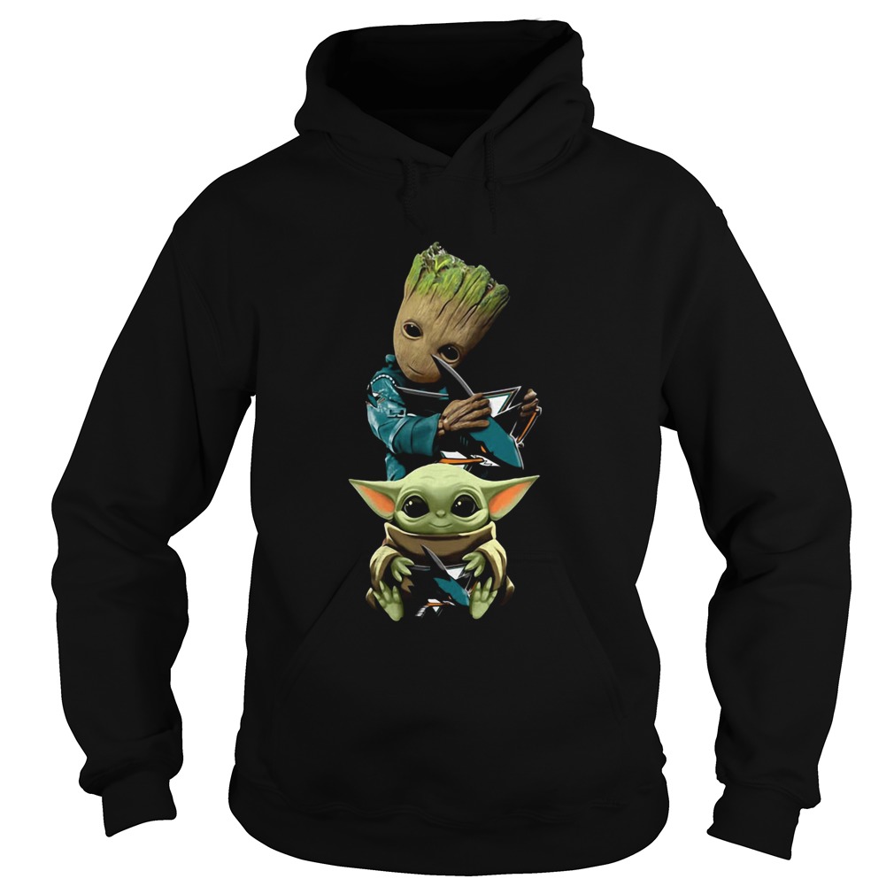 Baby Groot And Baby Yoda Hug Philadelphia Flyers Hoodie