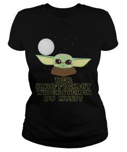 Baby Yoda Der Knuffigkeit Widerstehen Du Musst  Classic Ladies