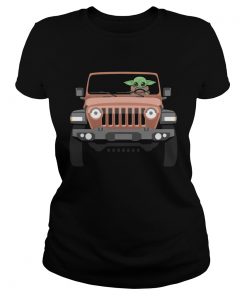 Baby Yoda Driving Jeep  Classic Ladies