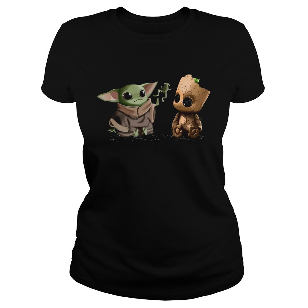 Baby Yoda Frog and Groot Classic Ladies