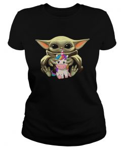 Baby Yoda HUg Unicorn  Classic Ladies