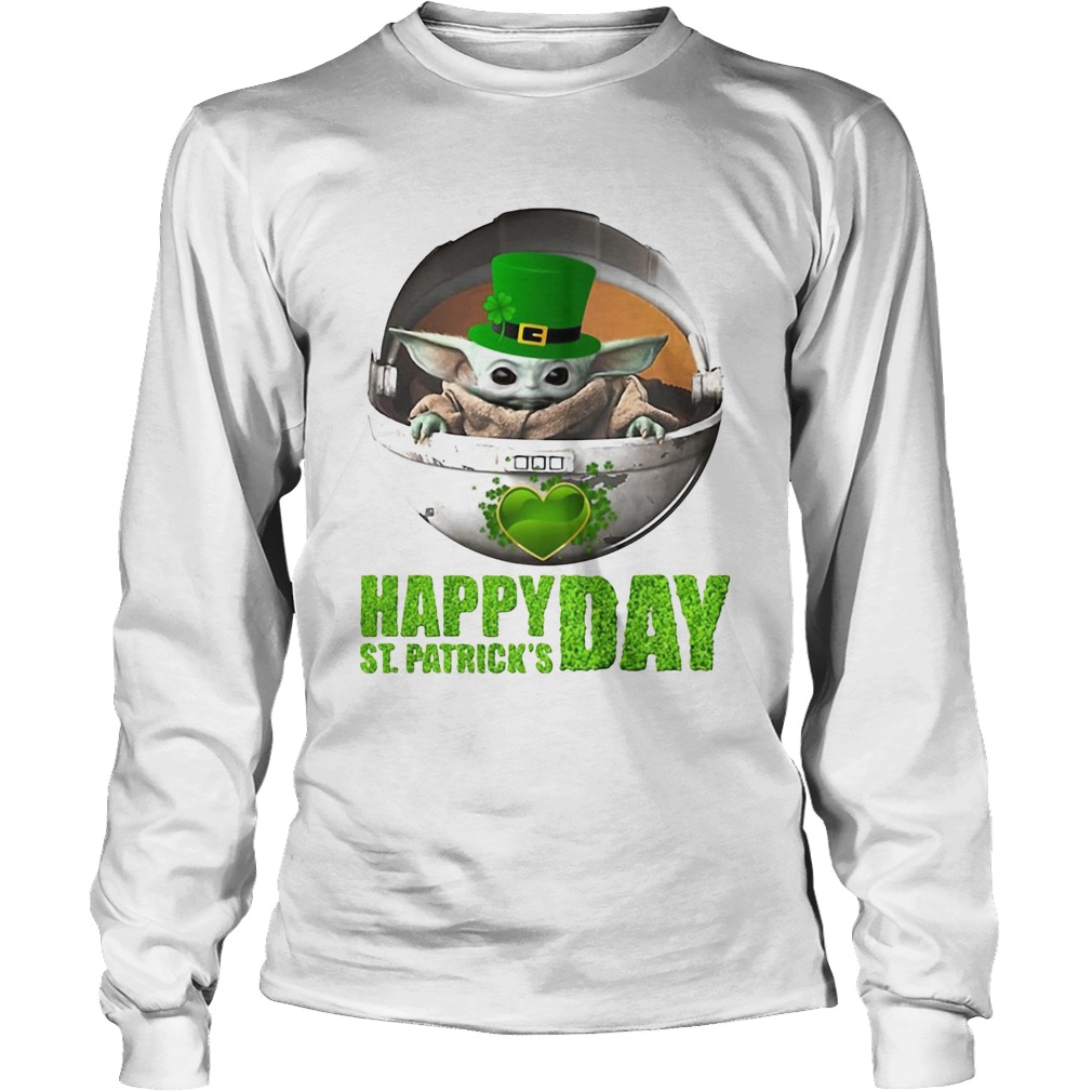 Baby Yoda Happy St Patricks Day LongSleeve