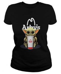 Baby Yoda Hug Arbys  Classic Ladies