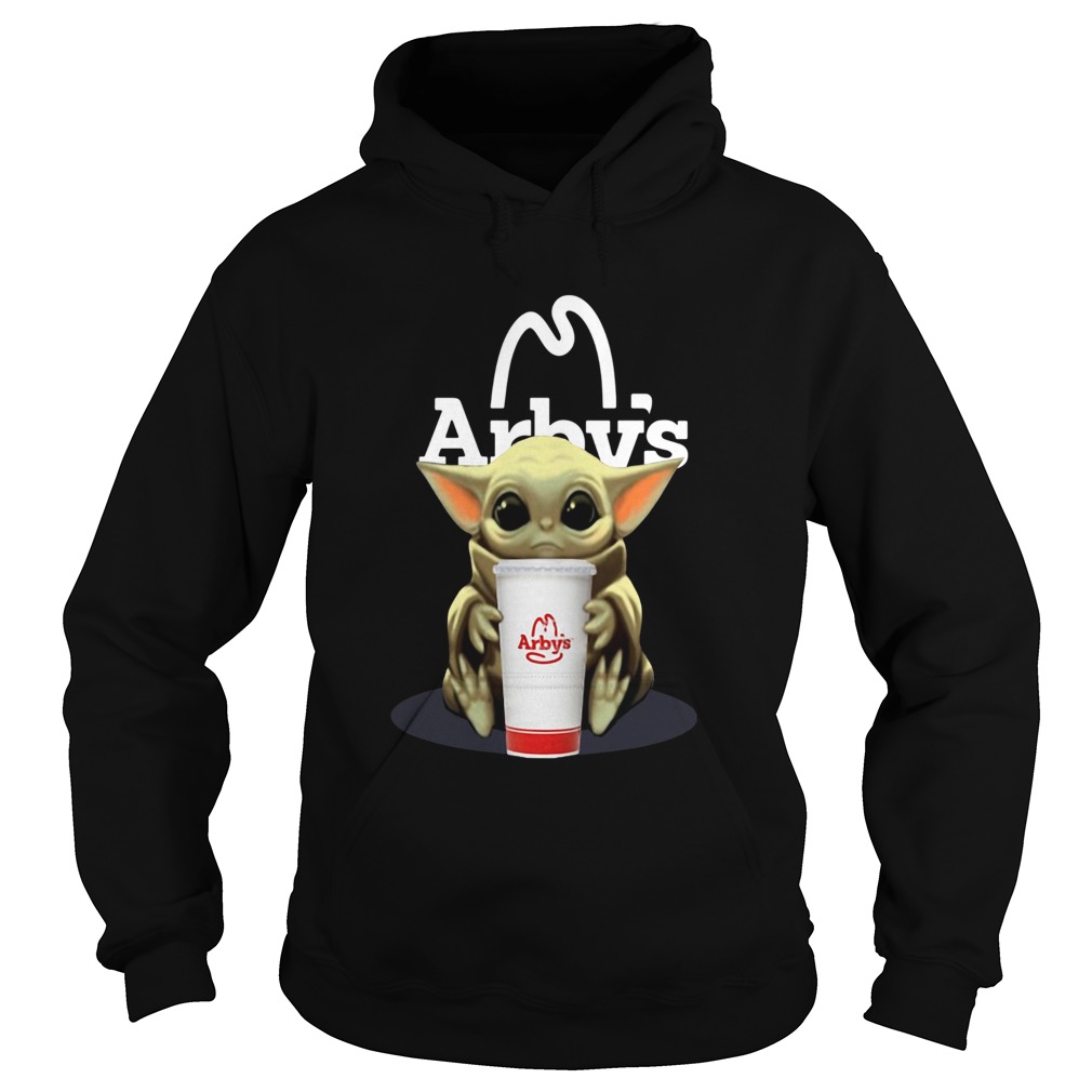 Baby Yoda Hug Arbys Hoodie