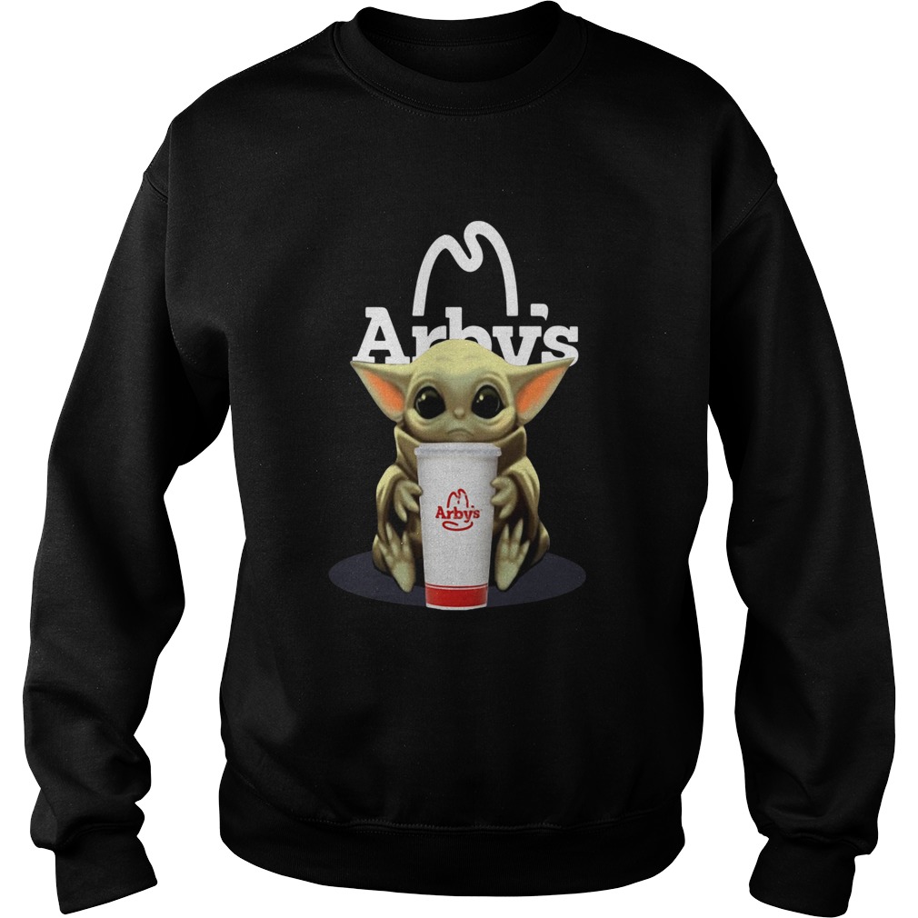 Baby Yoda Hug Arbys Sweatshirt