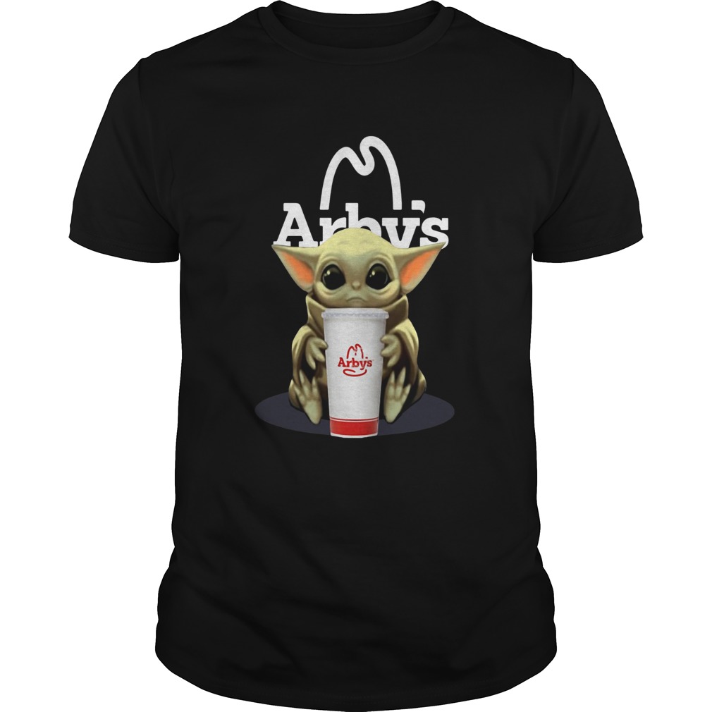 Baby Yoda Hug Arbys shirt