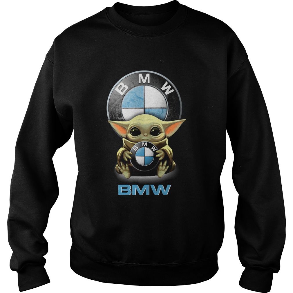 Baby Yoda Hug BMW Sweatshirt