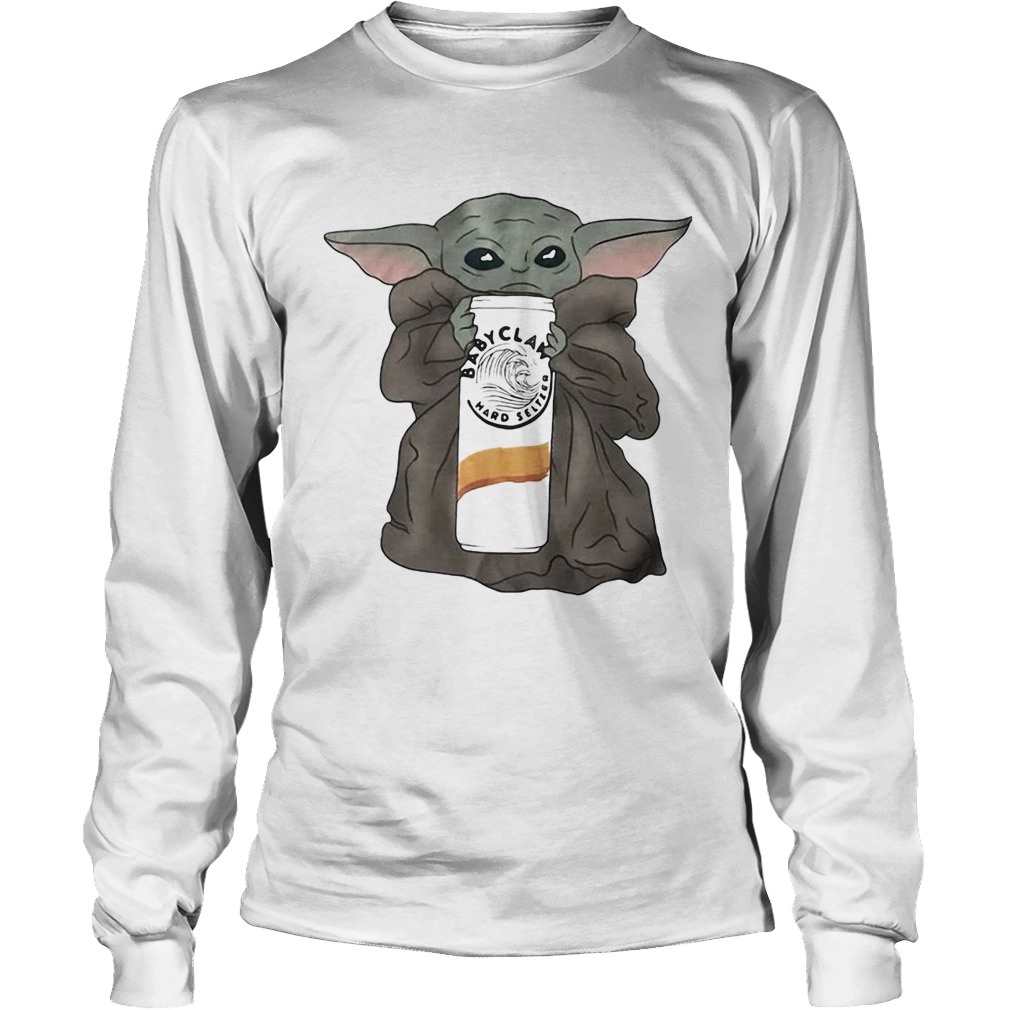 Baby Yoda Hug Baby Claw Hard Seltzer LongSleeve