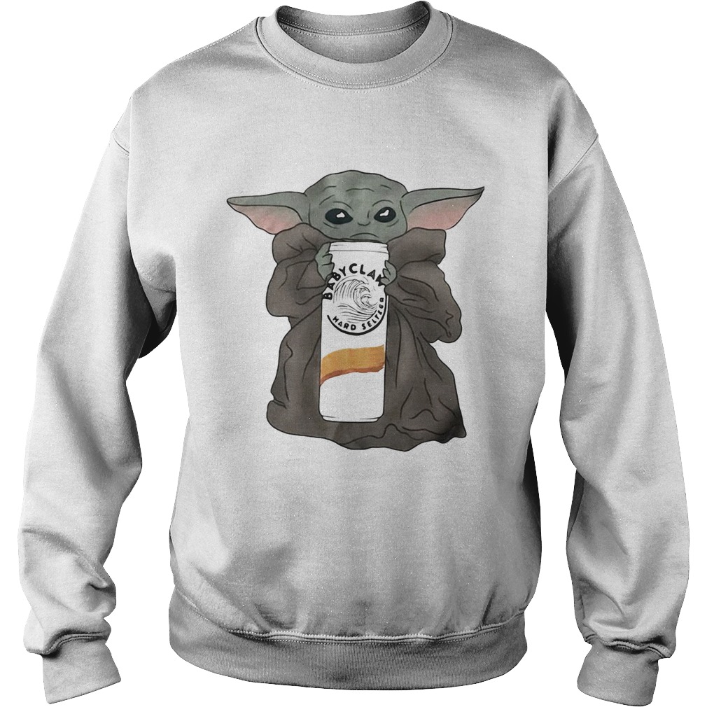 Baby Yoda Hug Baby Claw Hard Seltzer Sweatshirt