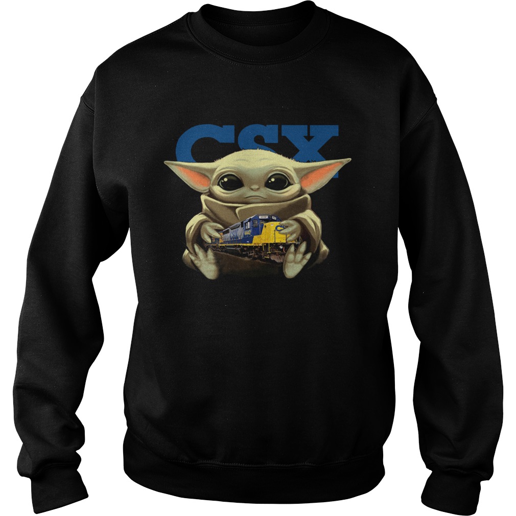 Baby Yoda Hug CSX Corporation Sweatshirt