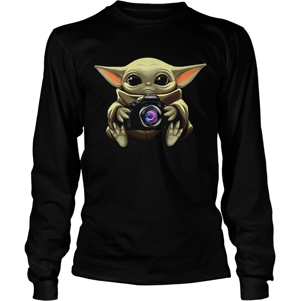 Baby Yoda Hug Camera LongSleeve