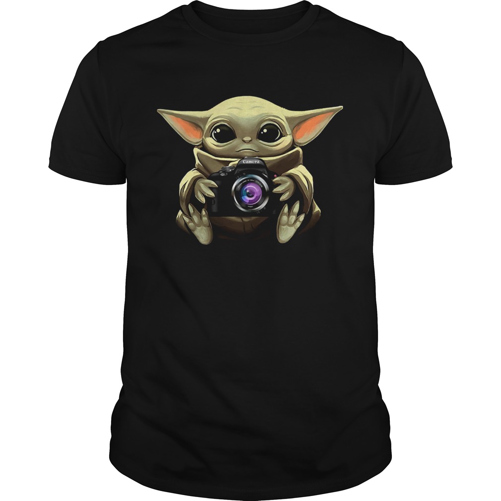 Baby Yoda Hug Camera shirt