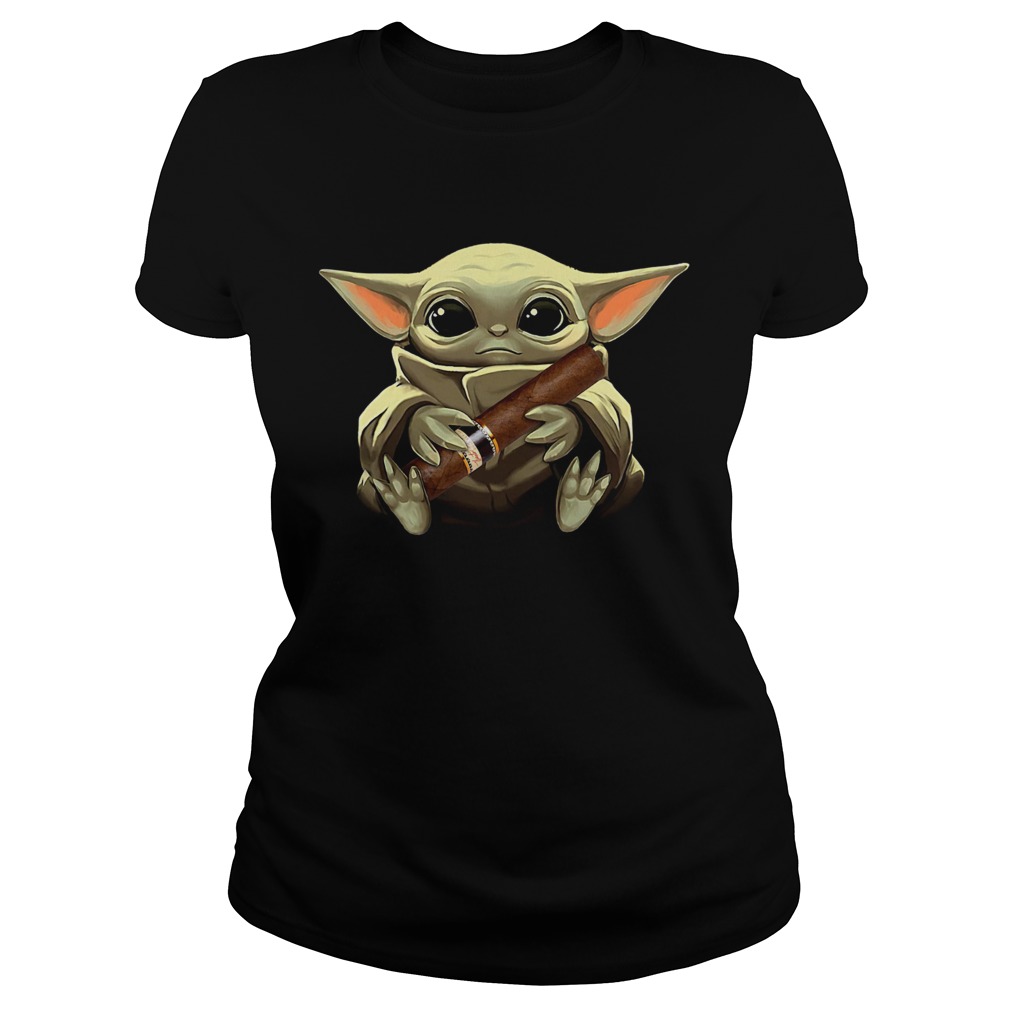 Baby Yoda Hug Cigar Classic Ladies