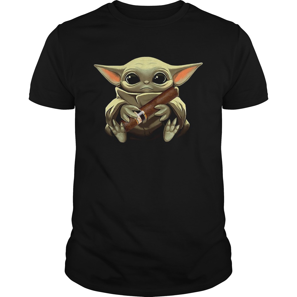 Baby Yoda Hug Cigar shirt