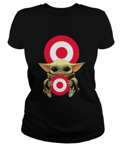 Baby Yoda Hug Circle  Classic Ladies