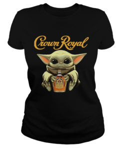 Baby Yoda Hug Crown Royal  Classic Ladies