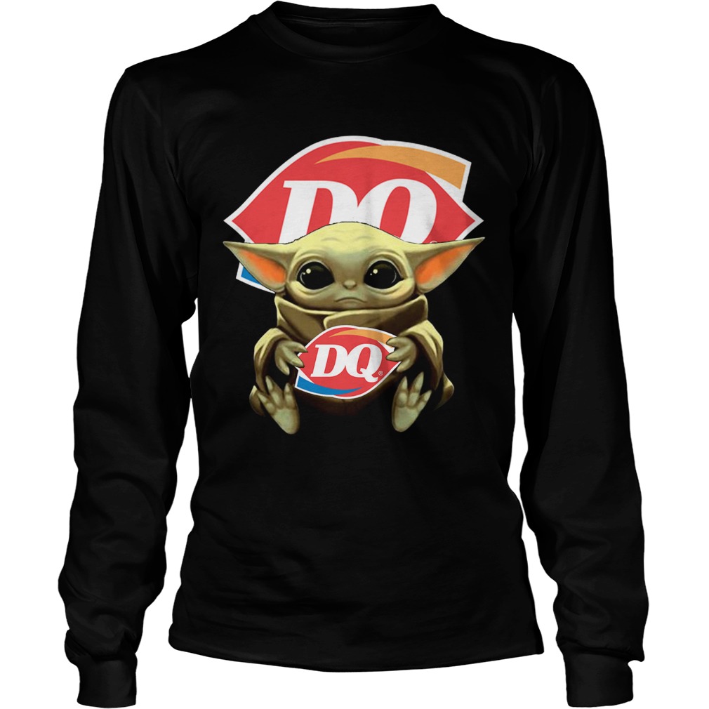 Baby Yoda Hug Dairy Queen LongSleeve