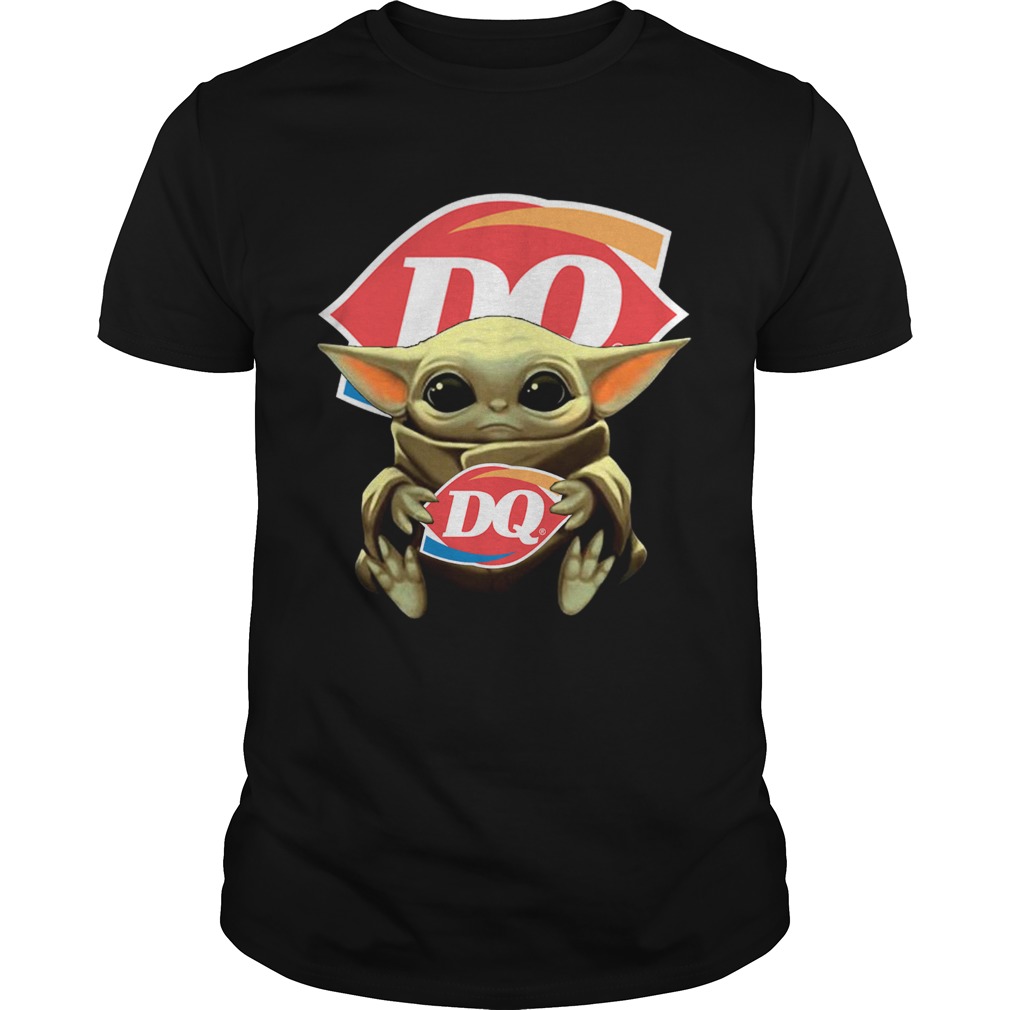 Baby Yoda Hug Dairy Queen shirt