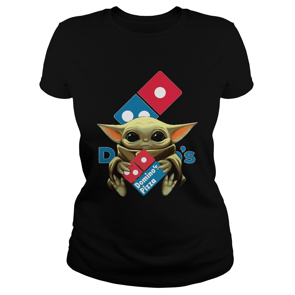 Baby Yoda Hug Domino Classic Ladies