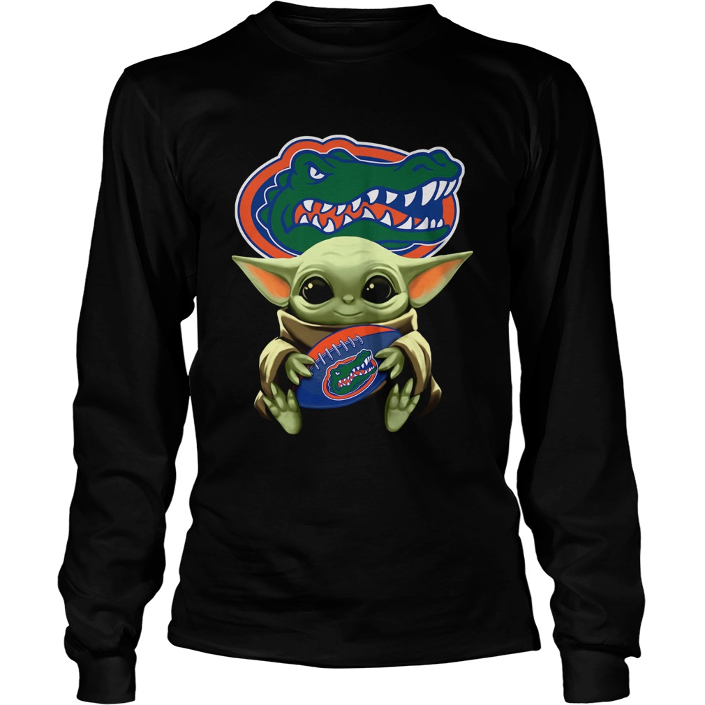 Baby Yoda Hug Florida Gators LongSleeve