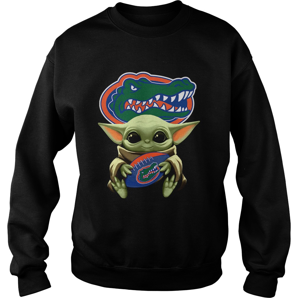 Baby Yoda Hug Florida Gators Sweatshirt