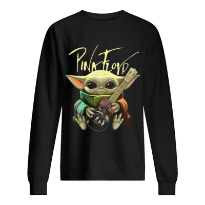 Baby Yoda Hug Pink Floyd Sweat